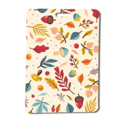 Étiquette Bagage Rectangulaire en Bois