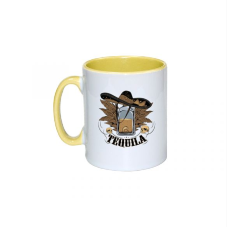 Mug Bicolore Jaune